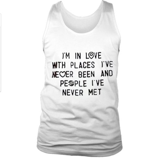 I’m in love tank top