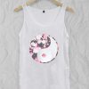 yin yang flower Adult tank top