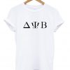 Delta Psi Beta logo tshirt