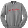 je t'adore sweatshirt