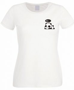 Animal Pocket Top with Print Panda T-shirt