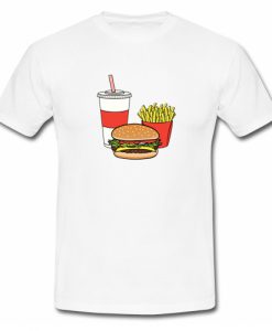 Burger Fries And Drink T Shirt