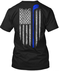 Golf USA Flag T Shirt Back