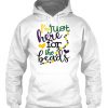 I'm Just Here For The Beads Mardi Gras Hoodie