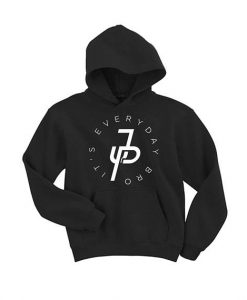 Jake Paul Circular It's Everyday Bro JP Black Hoodie