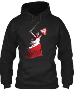 Polish Woman Warrior Hoodie