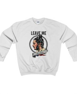 Post Malone Leave Me Malone Slogan Sweatshirt