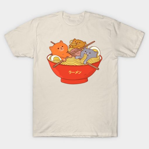 Ramen and cats T Shirt