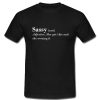 Sassy Definition T shirt