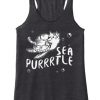 Sea Turtle Cat Animal Lover Tank Top