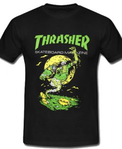 Thrasher Flame Graveyard T Shirt