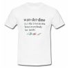 Wanderdino Definition T Shirt