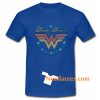 Wonder Woman Logo Blue T Shirt