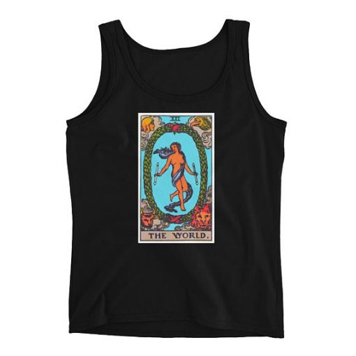 World Tarot Card Tank Top