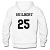 johnnie Guilbert 25 Hoodie Back