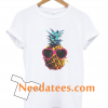 pineapple with sunglasses tshirt