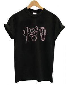 Cactus T shirt Black