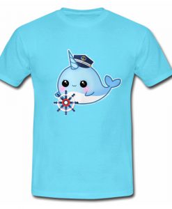 Captain Narwhal T shirt