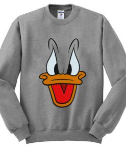 Donald Duck Face Sweatshirt