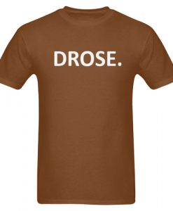 Drose T shirt Saddle Brown