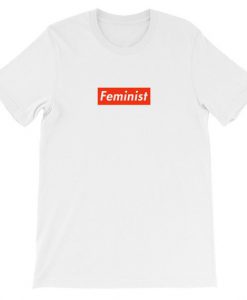 Feminist Box Logo Short-Sleeve Unisex T-Shirt