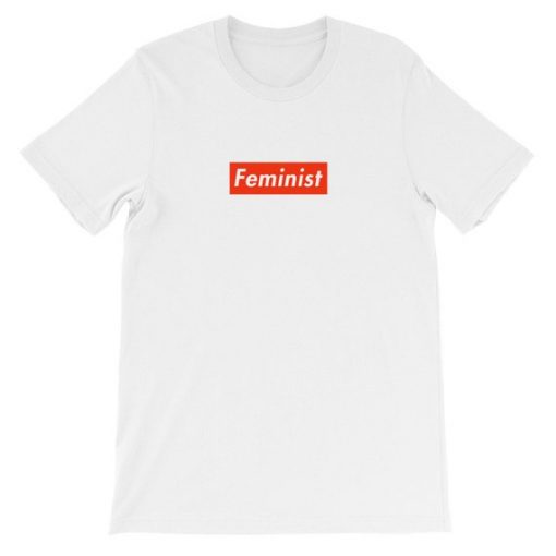 Feminist Box Logo Short-Sleeve Unisex T-Shirt