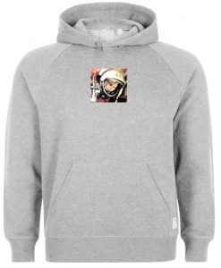 First Man To Travel To Space Hoodie Grey