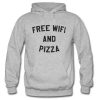 Free Wifi And Pizza Hoodie