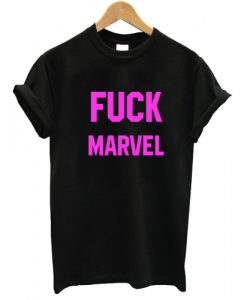 Fuck Marvel T shirt Black