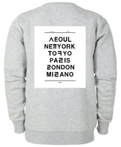 Hangul Cities Sweatshirt