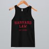 Harvard Law just kidding Tank Top Black