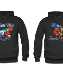 He's And She's Mine Galaxy Couple Hoodie