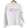 Holographic netflix sweatshirt