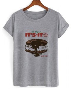 It's it Ice Cream Treat T shirt Grey