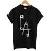 Los Angeles LA Safety Pins T shirt