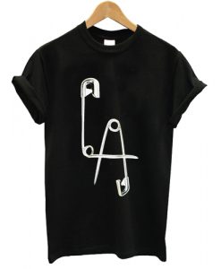 Los Angeles LA Safety Pins T shirt