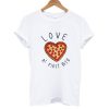 Love At First Bite Pizza T shirt