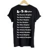 Love Thy Neighbor T shirt Back