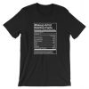 Makeup Artist Nutrition Facts T Shirt