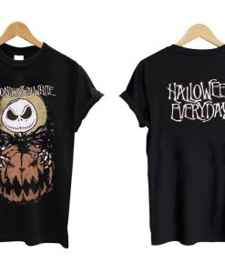 Motionless in White Jack Skellington band T shirt Twoside