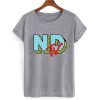 Neck Deep ND TV t shirt Grey