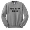 New York Soho Sweatshirt Grey