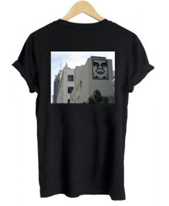 Obey Building Graffiti T shirt Back