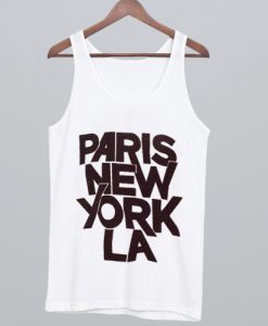 Paris New York LA Tank top