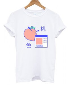 Peach Digital T shirt