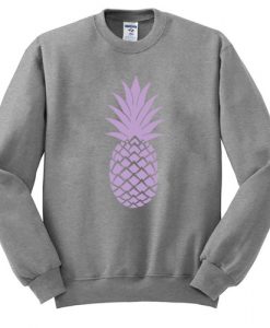 Pineapple Print Art Sweatshirt