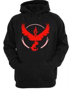 Pokemon Go Team Valor Hoodie Black