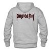 Purpose tour Hoodie Back