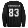 Sam Winchester 83 Sweatshirt Back