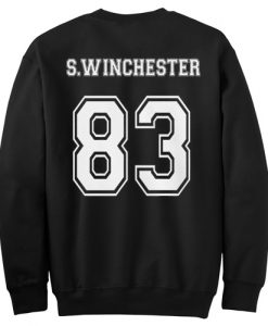 Sam Winchester 83 Sweatshirt Back